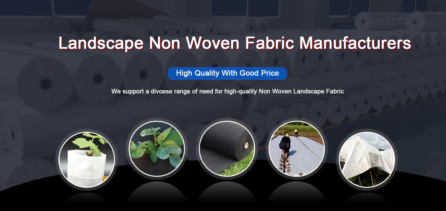 Chinese Garden Landscape Non Woven Fabric Manufacturers