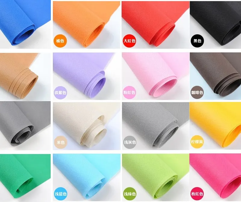 Various Selectable Non-woven Fabric Colors
