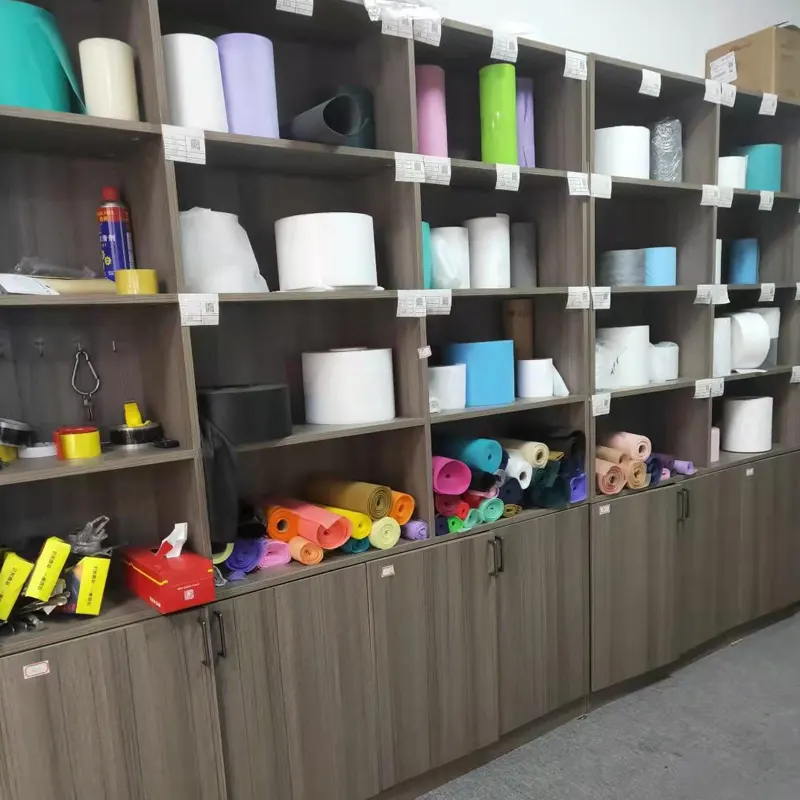 Non Woven Fabric Samples Show Room