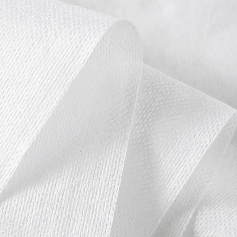 White Spunlace Non Woven Fabric