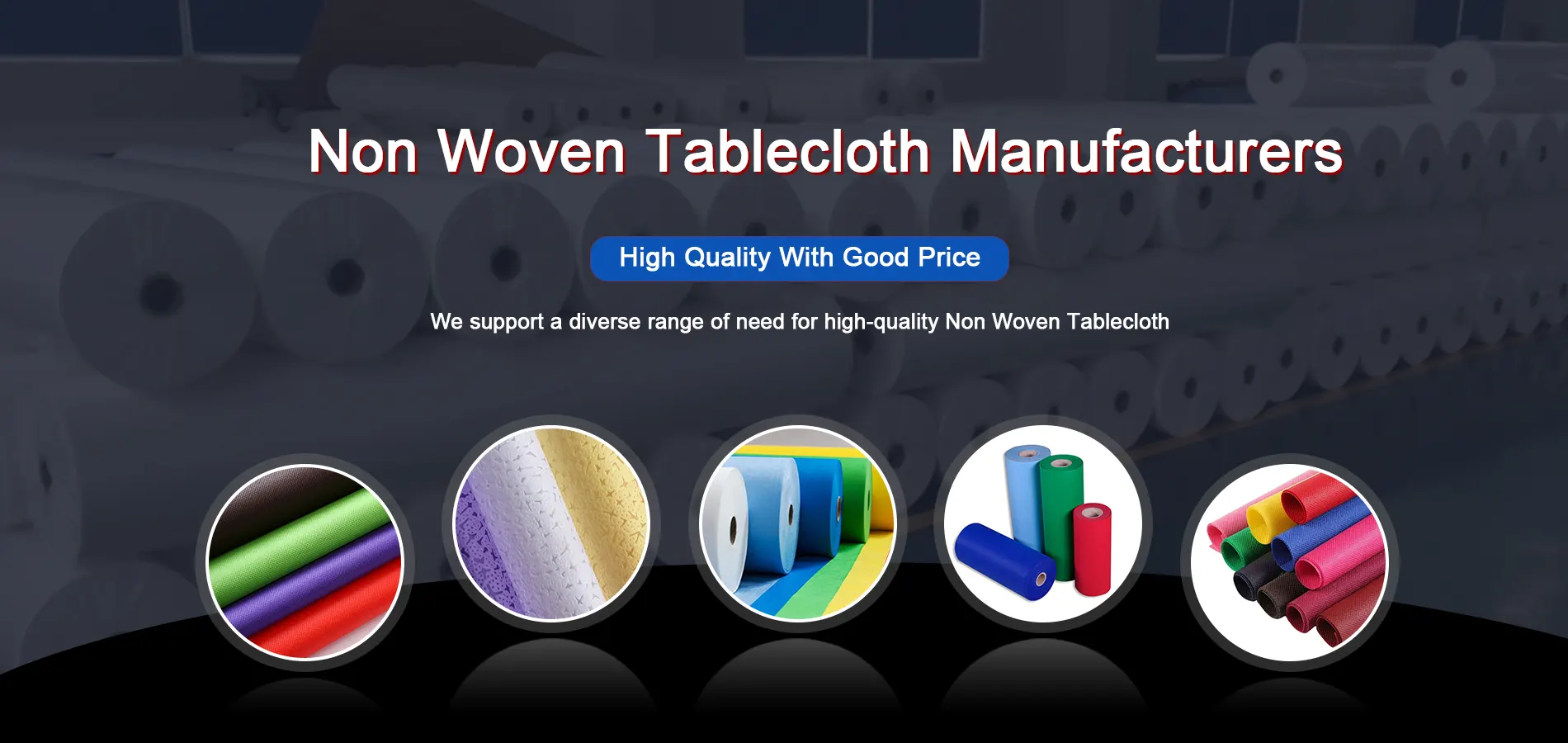 Colorful Nonwoven Fabric Tablecloth