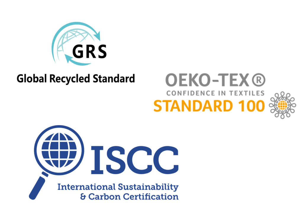 Required certifications for recycled non woven fabric under EU Green Deal including GRS and OEKO-TEX