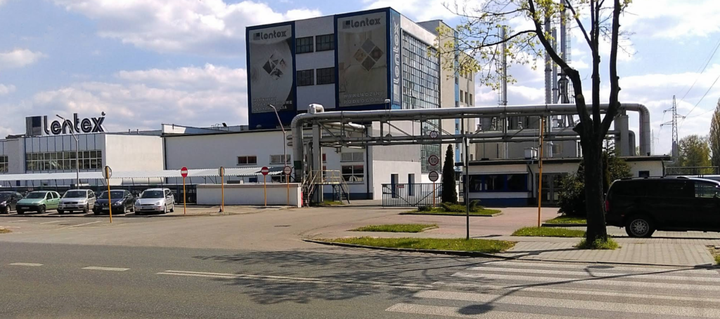 Lentex S.A. nonwoven roll production facility Poland
