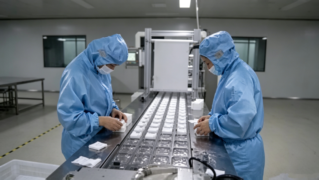 Sterile production workshop for non-woven bandage fabric
