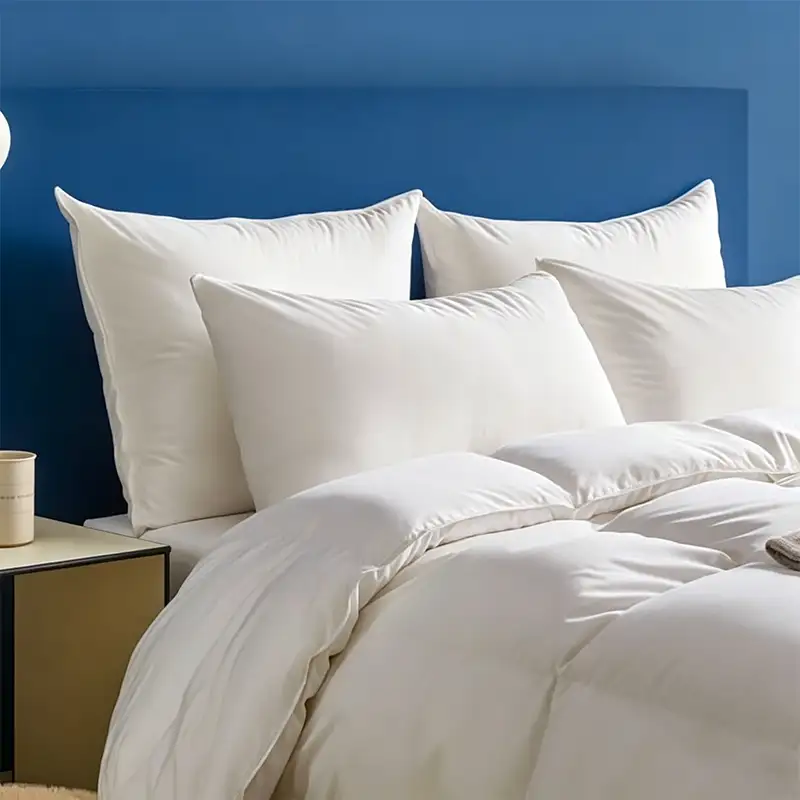 Breathable spunbond nonwoven inner cover for duvet and hotel pillow filling wrapping
