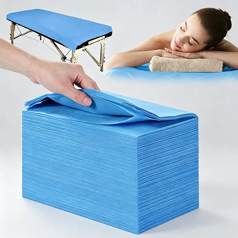 Takewind non woven fabric disposable bed sheet for beauty salon spa massage table