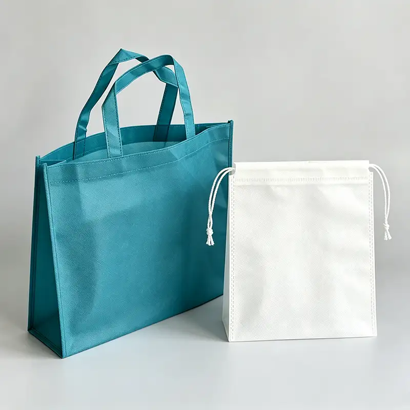 Takewind eco non woven tote shopping bag, drawstring sack, shoe pouch and fruit protection bag