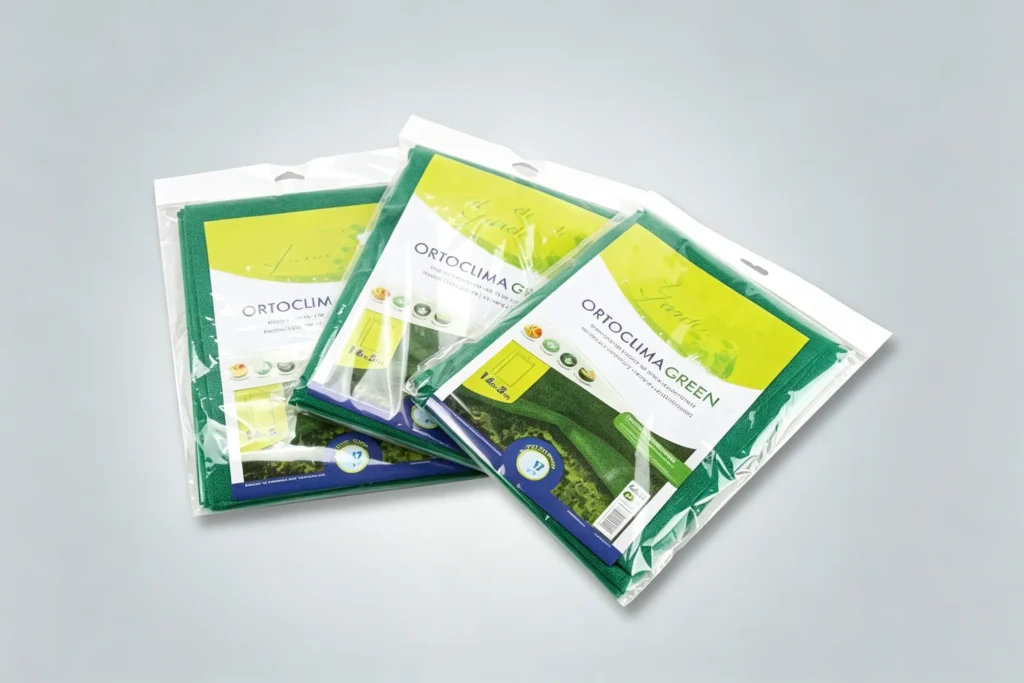Non woven frost fleece packs with custom printed retail brand labels for garden product OEM ODM