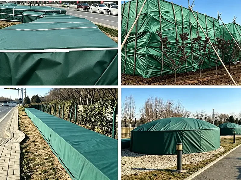 Landscape greening nonwoven fabric for tree winter protection, seedling windproof cover cloth Takewind