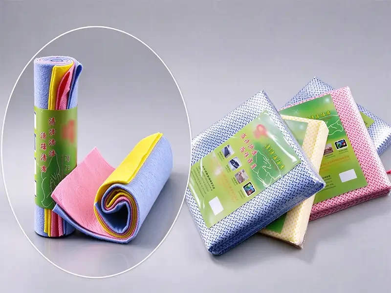 Takewind needle punched nonwoven cleaning cloth, thick heavy-duty non woven wipe for industrial heavy cleaning