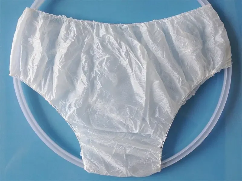Takewind sesame dot SMS SMMS non woven disposable travel underwear