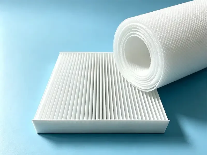 Takewind air filter element made of PP filter non woven fabric for automotive cabin and air purification