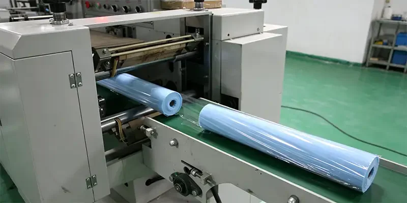 Takewind factory production line, automatic packing machine for small roll weed barrier and plant frost protection non woven fabric rolls